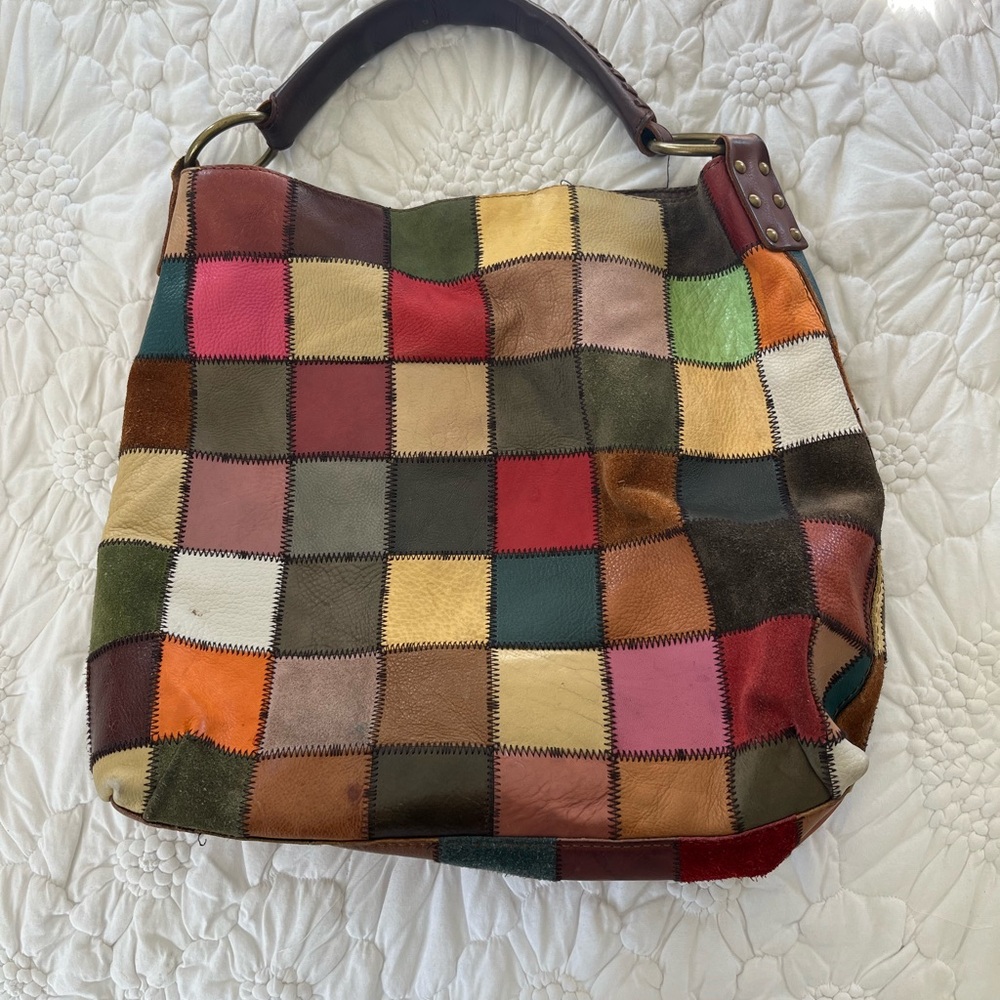 Lucky brand leather tote